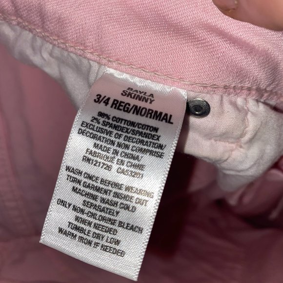 Aeropostale Pink Ombre Denim Skinny jeans Women's Size 3/4 - Picture 8 of 8